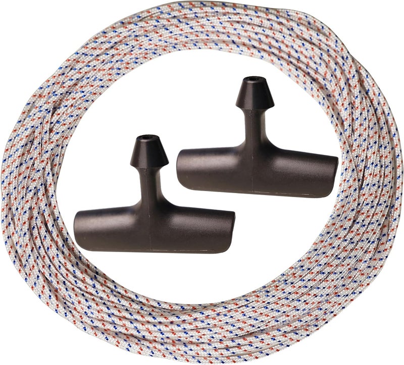 FJSaDobo 60 FT High Strength Recoil Starter Pulls + Rope Cord, for Most Chainsaws Splitters Lawn Mowers (4.0mm) - Image 1